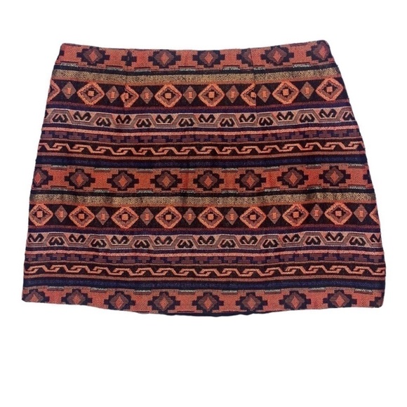 Southwestern Aztec Design Pattern Skirt - Picture 1 of 6